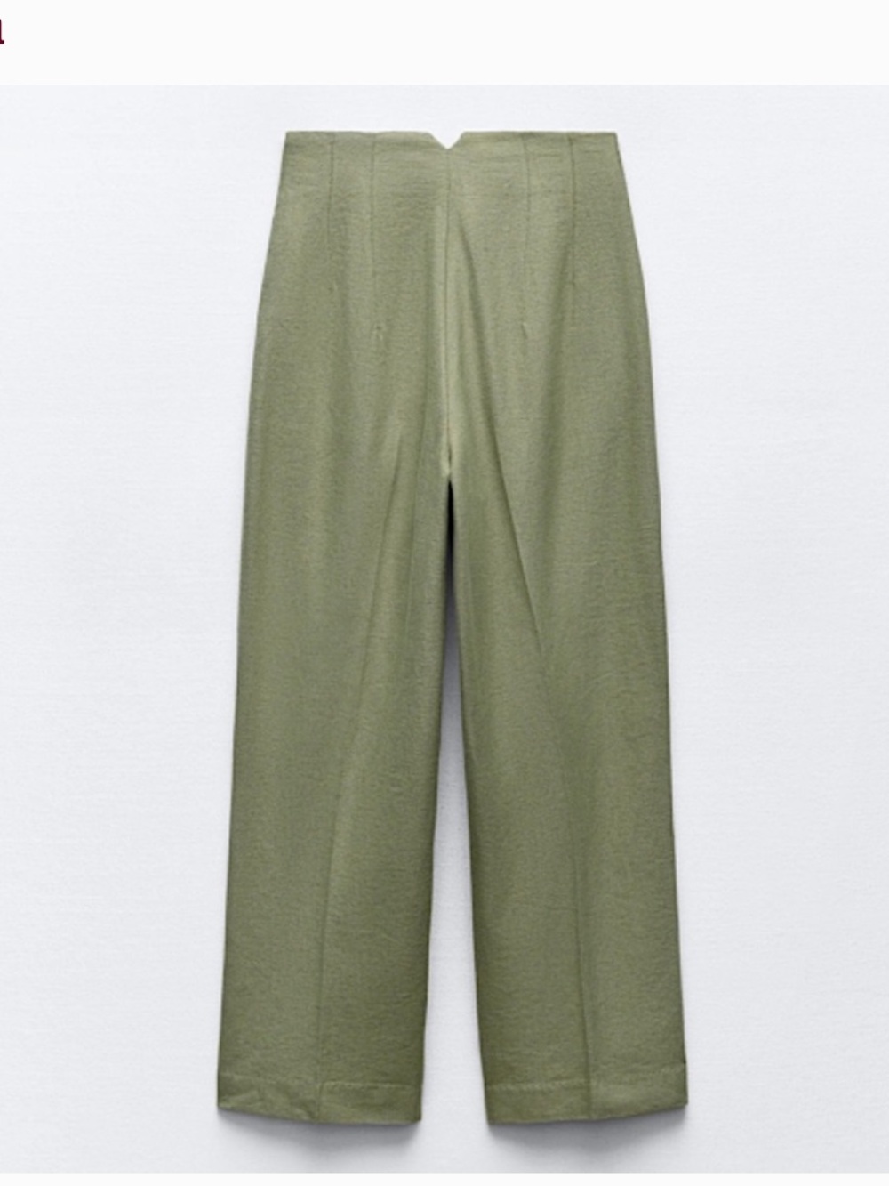 NEW ZARA STRAIGHT CUT PANTS SIZE XS - Picture 2 of 10